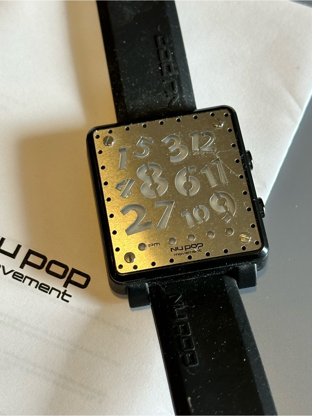 NuPop Movement Crazy Hours watch